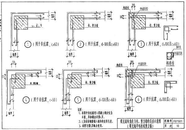 川07G01輕質填充墻構造圖集