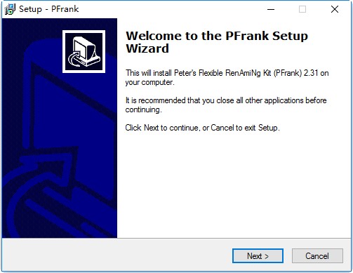 Pfrank(文件批量更名工具) v2.33 免费版0
