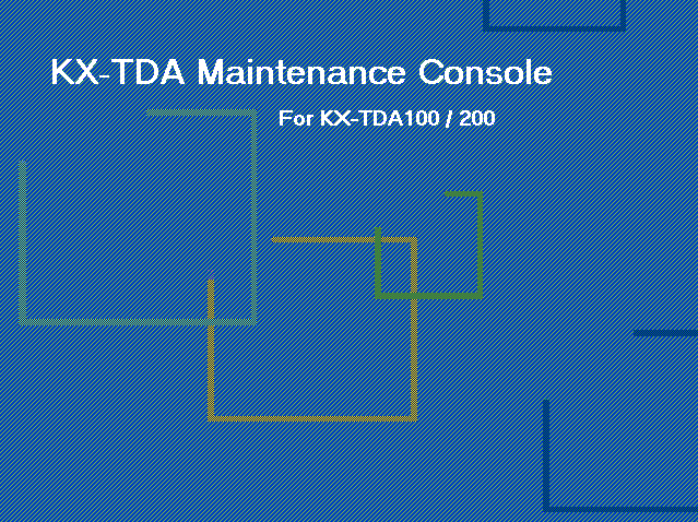 kx-tda maintenance console(松下交换机) 截图0