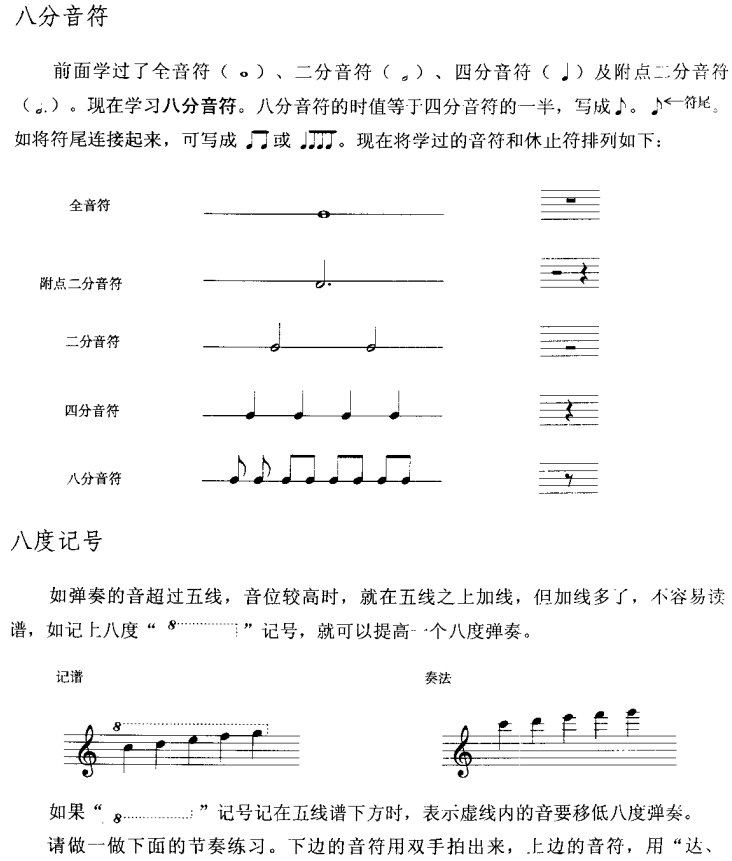 拜厄幼儿钢琴基本教程 pdf免费版0