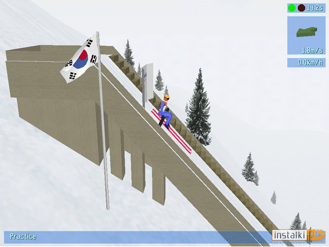 滑雪游戏Mediamond Deluxe Ski Jump 截图0