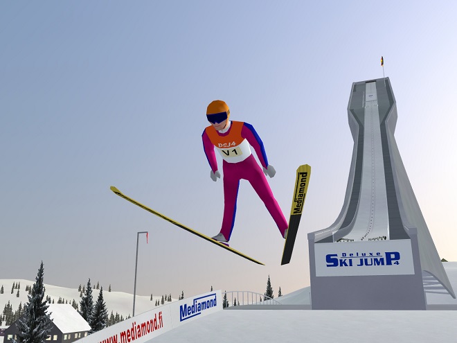 滑雪游戏Mediamond Deluxe Ski Jump 截图1