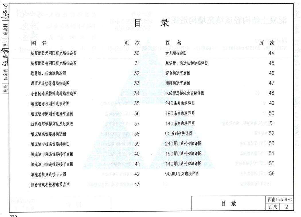 西南15G701-2混凝土结构轻质填充墙构造图集第二分册 截图0