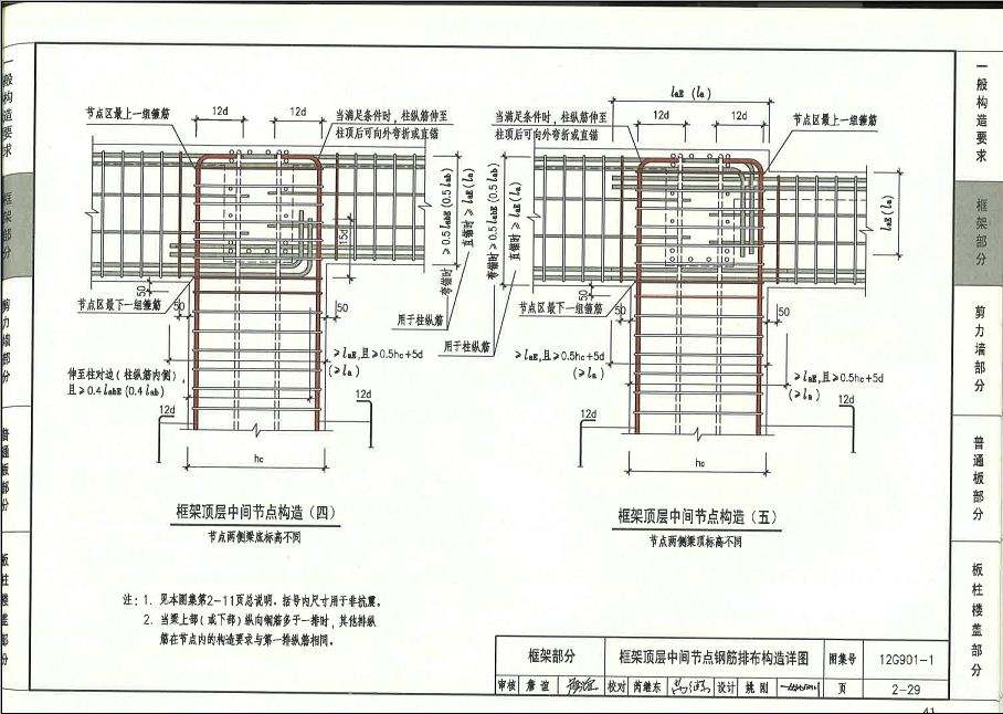 12G901-1混凝土结构施工钢筋排布规则与构造图集 pdf0