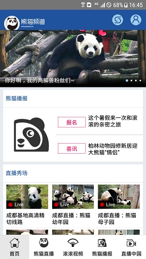 熊猫频道手机客户端 截图2
