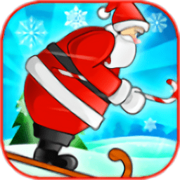 圣诞老人滑雪手游(ski santa)