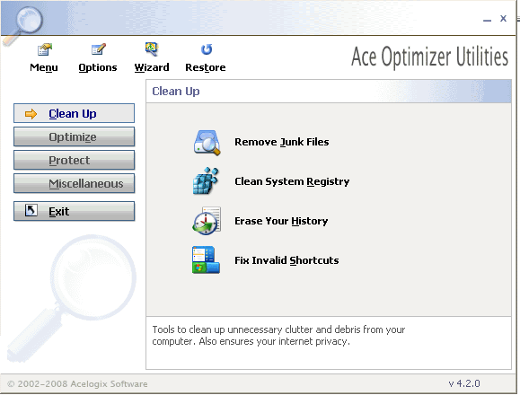 ace utilities(系统清理优化) v6.3.0 免费版1