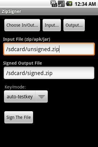 apk安装包签名工具 v1.1 安卓版0