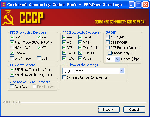 mkv播放器(CCCP解碼器) v2014-11-17 官方版 0