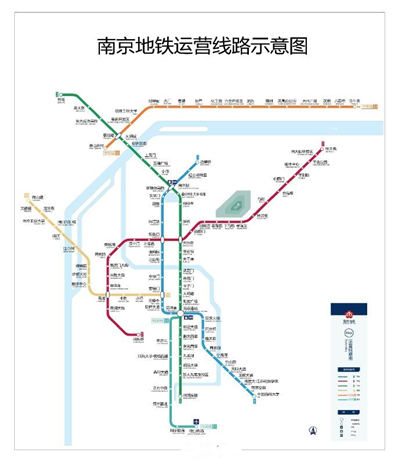 南京地铁线路图2021高清版大图 0