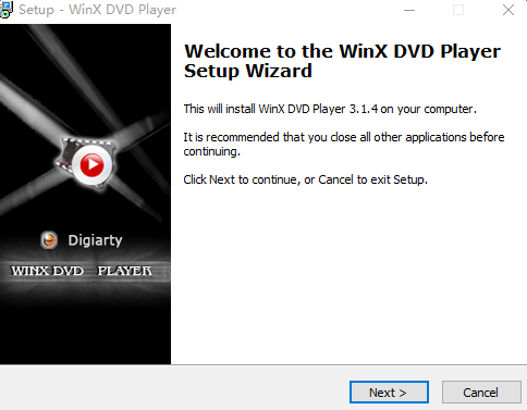 WinX DVD Player(dvd播放器) v3.1.5 官方特别版0