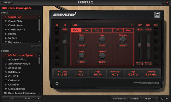 overloud breverb 2(混响效果器) v2.0 官方特别版0