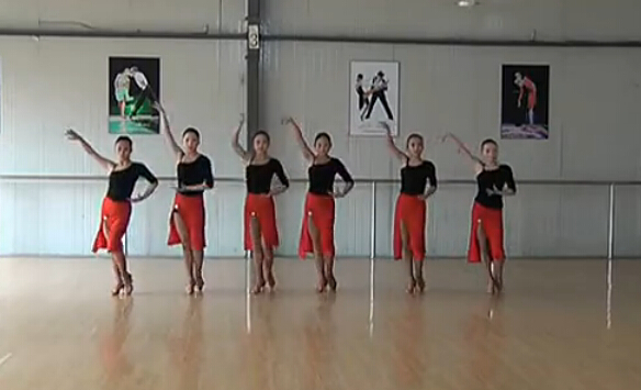 拉丁舞教学分解动作视频 截图0