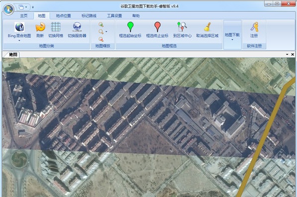 谷歌卫星地图下载助手睿智版 v9.4 绿色破解版0