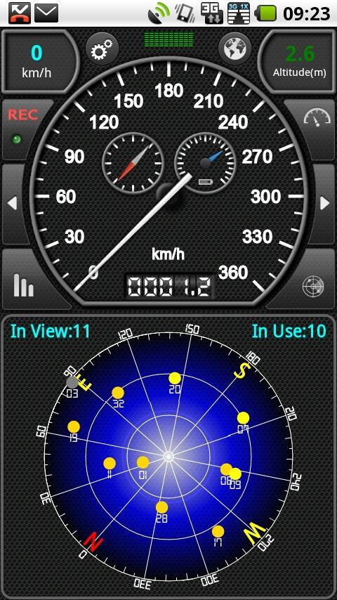 GPS车速表应用