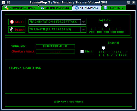 spoonwep2(修改WEP无线网络密码的工具) 绿色版