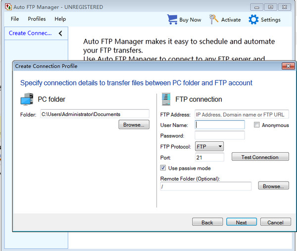 Auto FTP Manager(ftp上传工具) 截图0