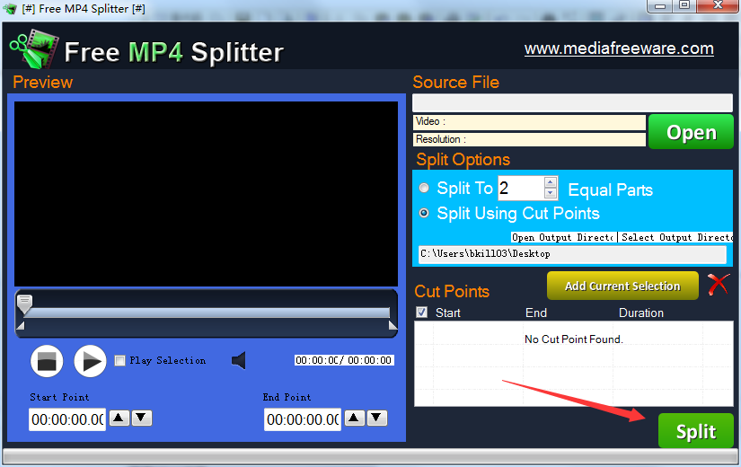 MP4分割器(Free Mp4 Splitter) 截图3