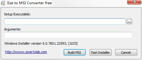 exe转msi EXE to MSI Converter v1.0 绿色版0