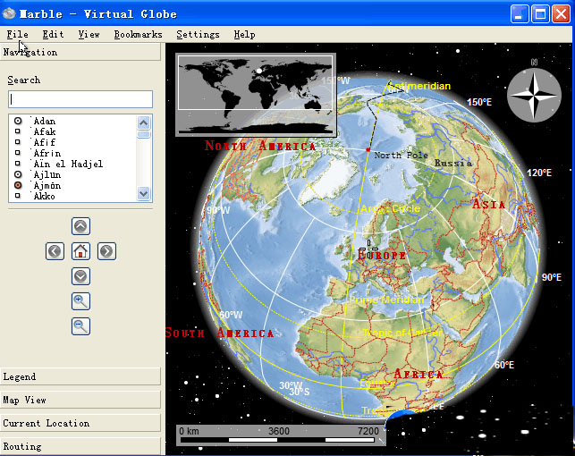 电子地球仪电脑版(marble) v1.9.1 免费版0