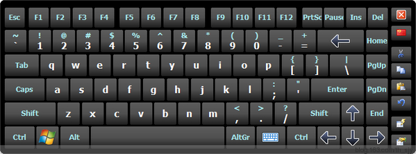 hot virtual keyboard虚拟键盘修改版 截图0