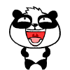 搞笑的熊猫QQ表情包
