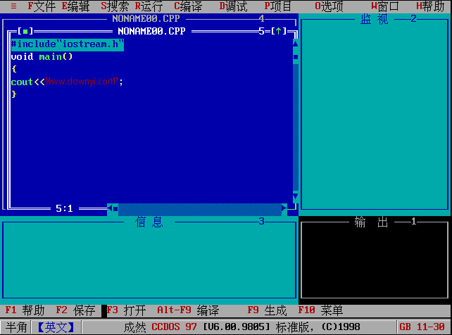 Borland Turbo C++ 3.0 汉化完整版 0