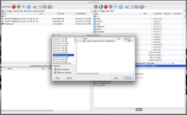 CrossFTP For Mac(苹果ftp工具) 截图0