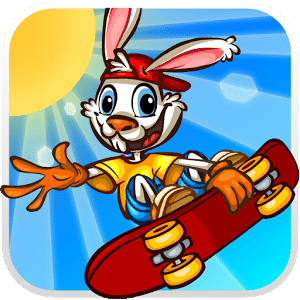 滑板小兔游戏