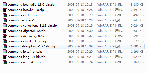 org.apache.commons.jar包 0