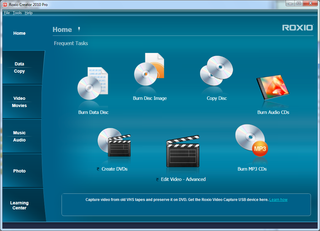 roxio creator(DVD光盘刻录软件) v2010 免费版0