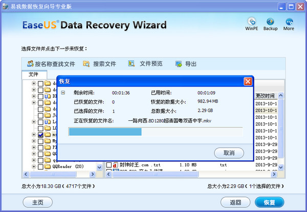 易我数据恢复软件(easeus data recovery wizard) 截图0