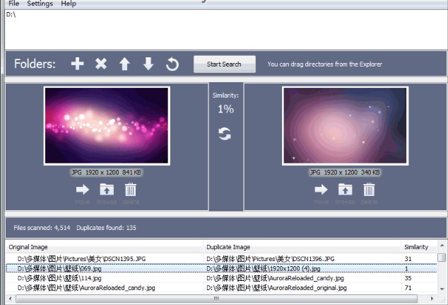 重复图片查找工具(Awesome Duplicate Photo Finder) v1.1 绿色版0