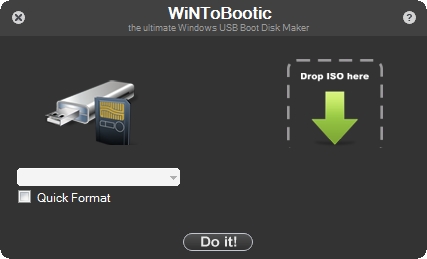 u盘启动盘一键制作工具(wintobootic) v1.2 绿色版0