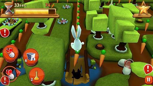 兔子迷宫大冒险无限金币版(Bunny Maze 3D) v1.6.11 安卓版2