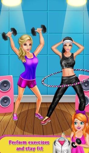 女孩的锻炼手机游戏(workout for girls) 截图3