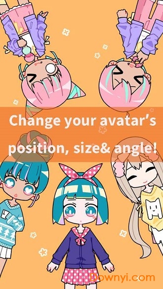 可爱女孩化妆师手游(cute girl avatar maker) v1.0.5 安卓版2