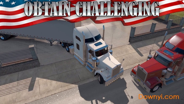 美国卡车模拟2中文版(truck simulation American 2 free) 截图2