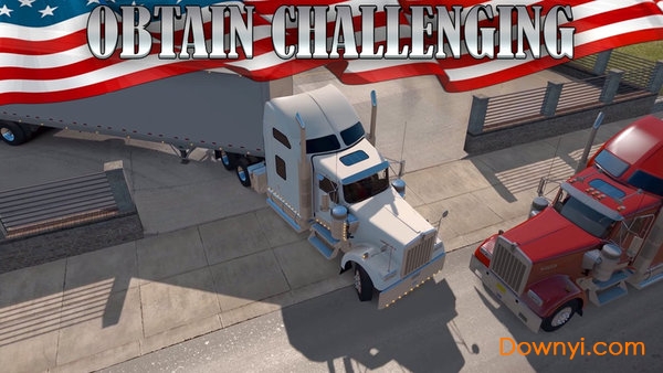 美國卡車模擬2中文版(truck simulation American 2 free) v1.0.0 安卓版 2