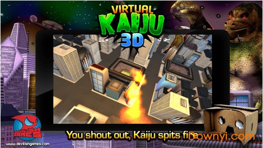 模拟怪兽3d游戏(virtual kaiju 3d) 截图0