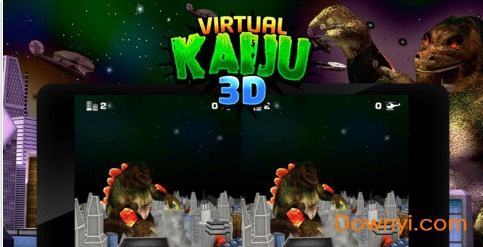 模拟怪兽3d游戏(virtual kaiju 3d) 截图1