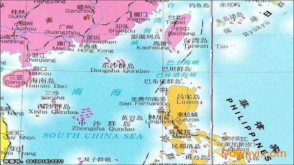 巴林塘海峡地图高清版 截图0