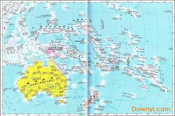 大洋洲地图中文版全图 安装截图