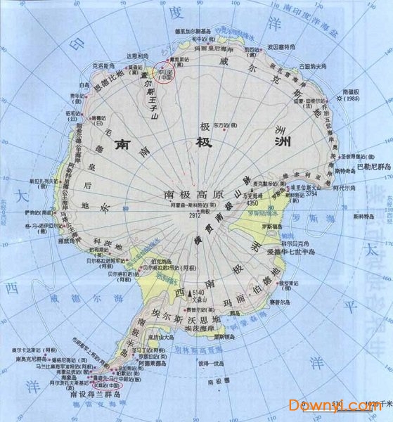 南极洲全图中文版 截图1