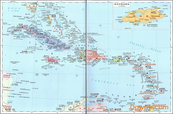 加勒比海地区地图 截图0