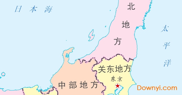 日本旅游地图全图高清版本 截图0