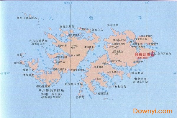 福克兰群岛地图 截图0