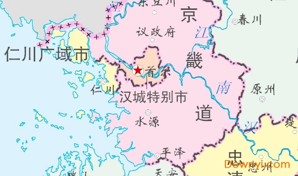 韩国地图全图高清版 最新版0