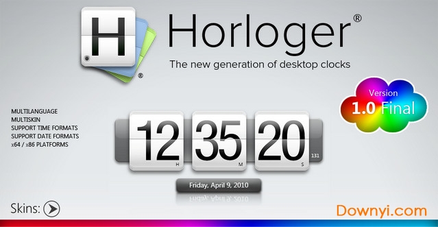 horloger(桌面时钟) v1.0 绿色版0