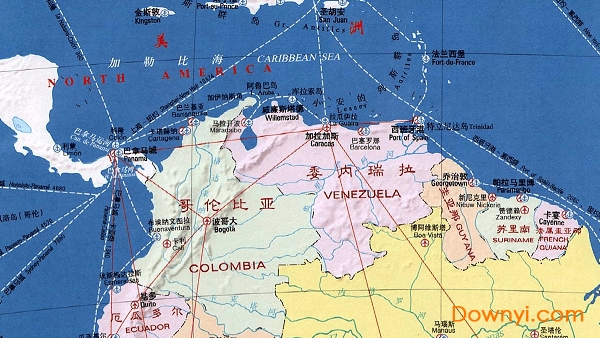 南美洲交通地图 截图0